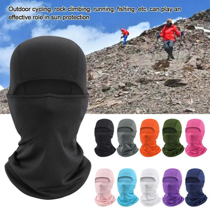 Cycling Helmet Cycling Balaclava Full Face Cap Face Cover Cooling Neck