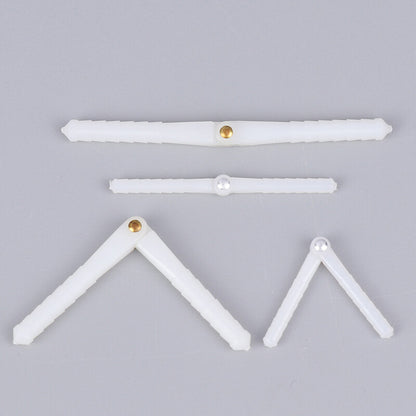 10 PCS Diameter 2.5mm 4.5mm Plastic Pin Hinge For RC Airplane Model Wing