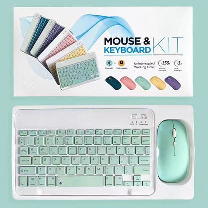 Wireless Bluetooth Keyboard Mouse Compatible with iPad Tablet Laptop Smart Phone Replacement