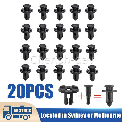 20X Compatible with Subaru10mm Bumper Bar Grille Air Duct Plastic Trim Clip Panel Fastener Z