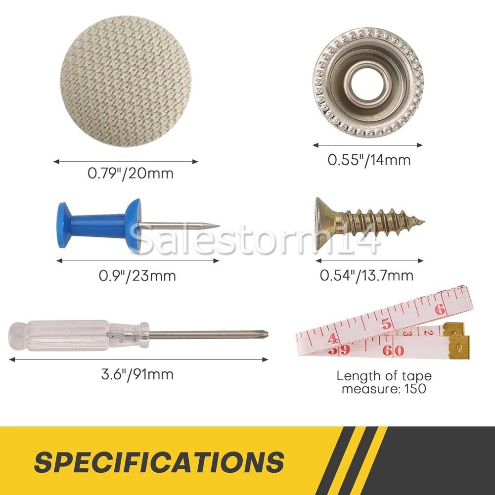 60* Car Roof Lining Liner Repair Kit Fix Sagging Headliner Pins Buckle Rivet OZ