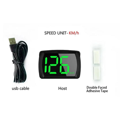 Digital Speedometer Universal GPS Car HUD Head Up Display Km/H Speed Display
