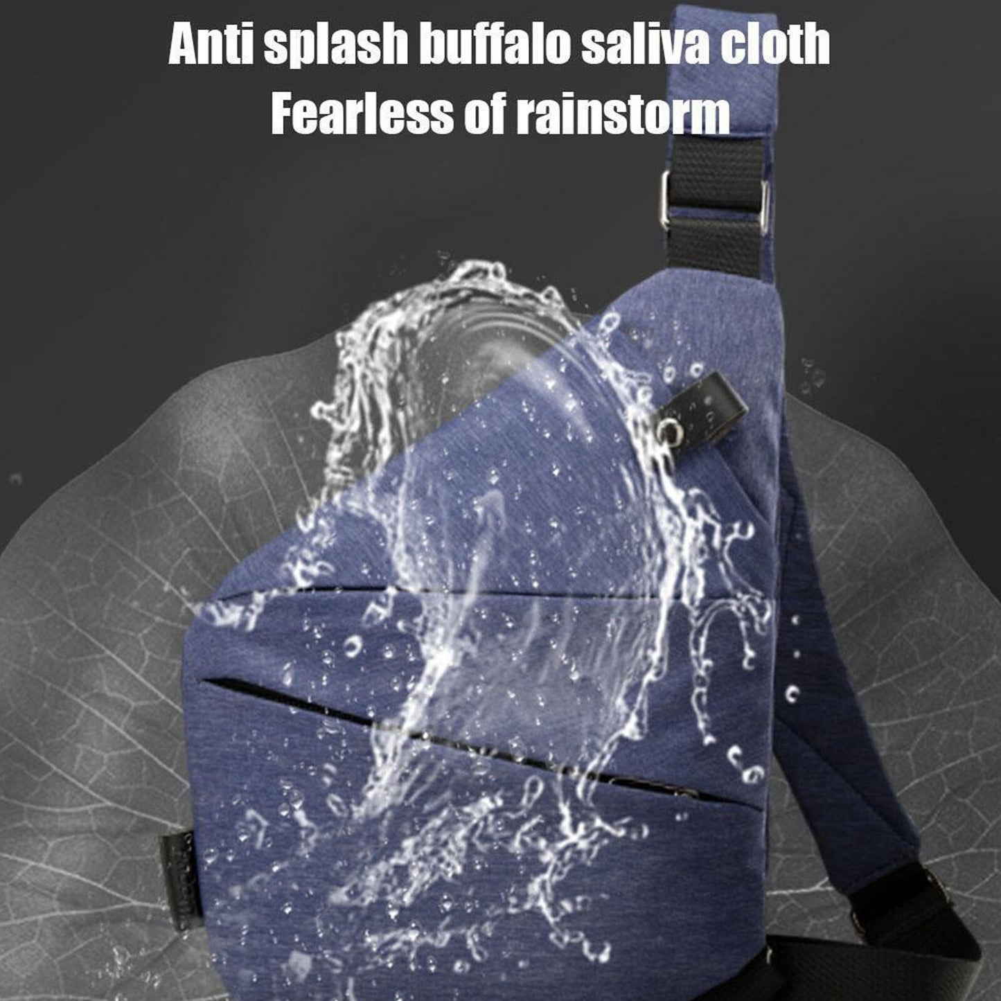 Waterproof Anti-Theft Personal Shoulder Chest Pocket Travel Crossbody Bag Casual