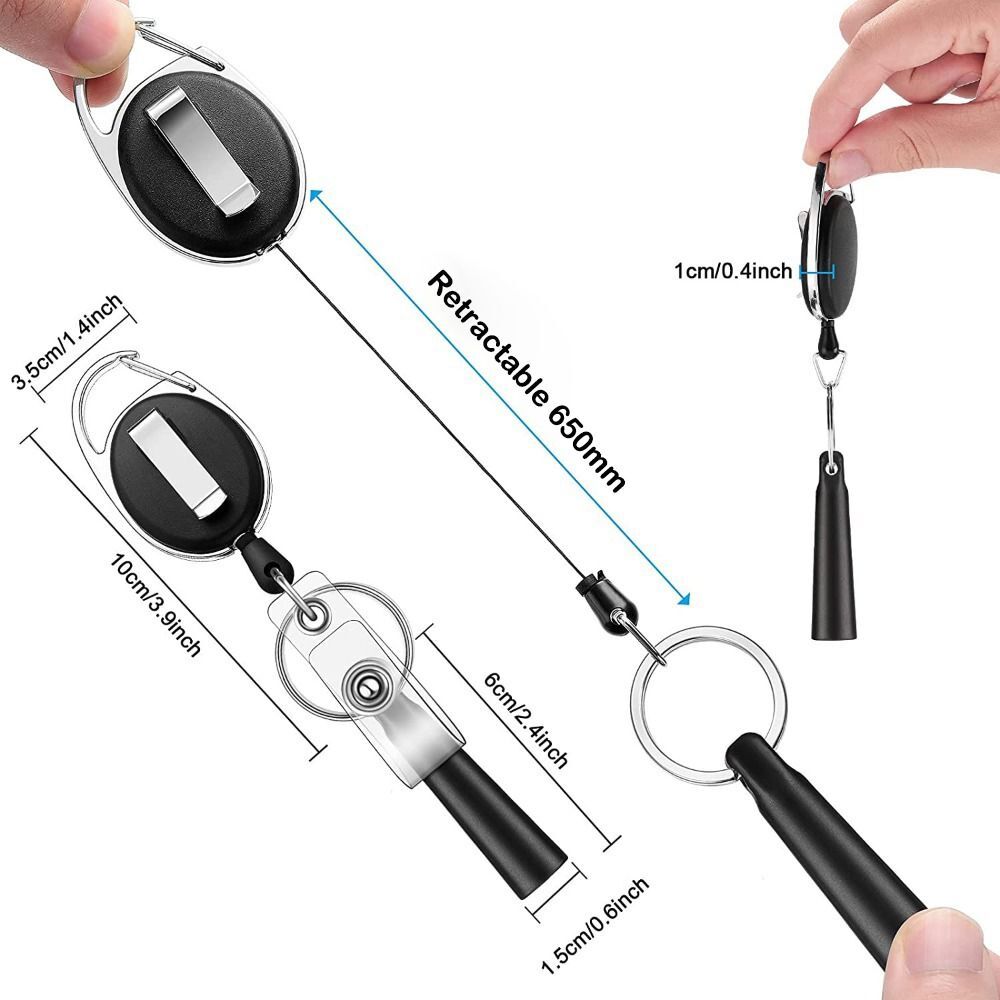 Retractable Pull Pen Holder Zinc Alloy Pencil Holder  Carpenters