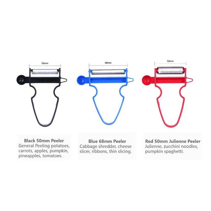 3Pcs Vegetable Peeler Slicer Shredder Peeler Julienne Strips Cutter Fruit Tool