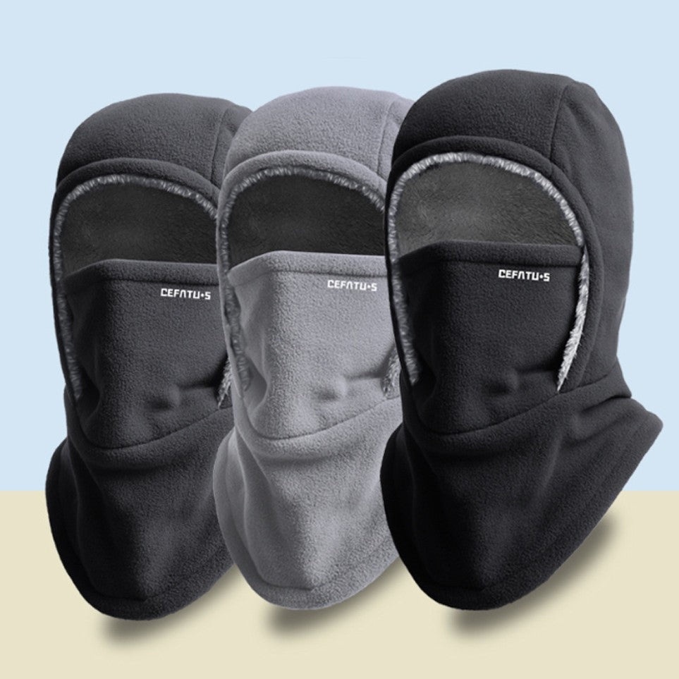 Winter Balaclava Face Mask Thermal Fleece Hood Cap Ski Neck Cover Warmer Hat