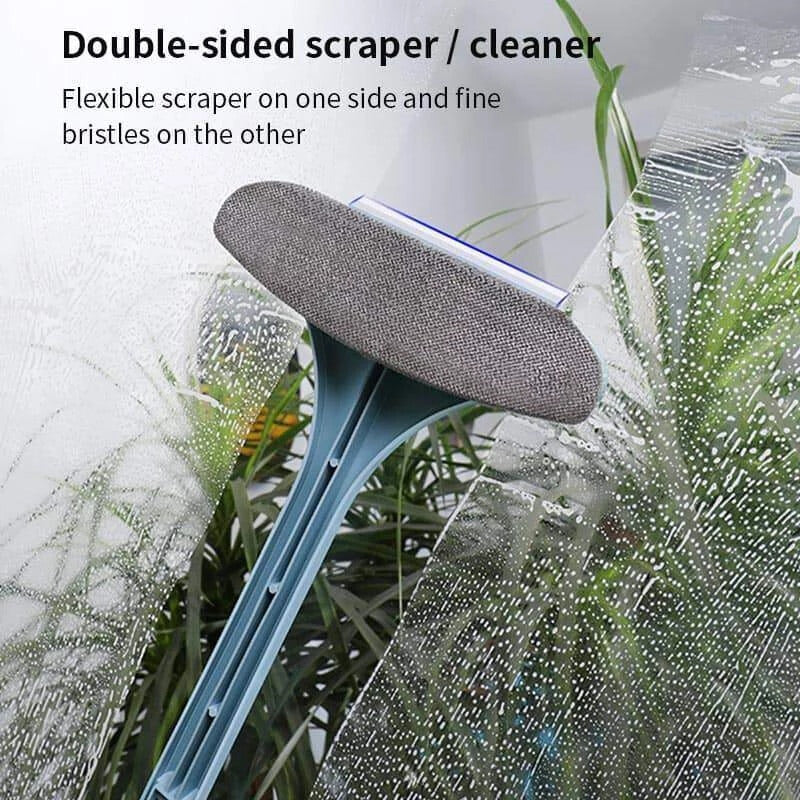 Multifunctional Glass Cleaner Screen Brush Double Sided Window Cleaning Tool AU