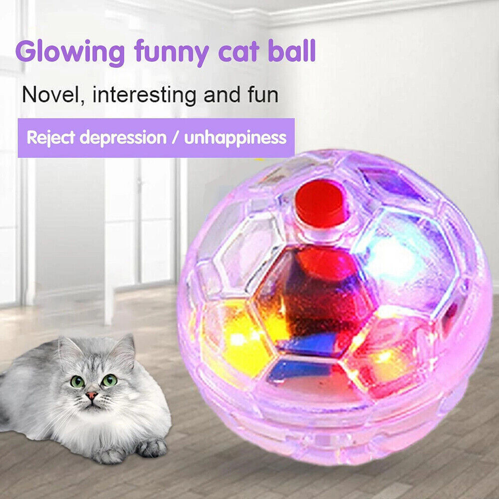 1-9x Ghost Hunting Motion Light Up Balls Flash Paranormal Equipment Pet Cat Toys