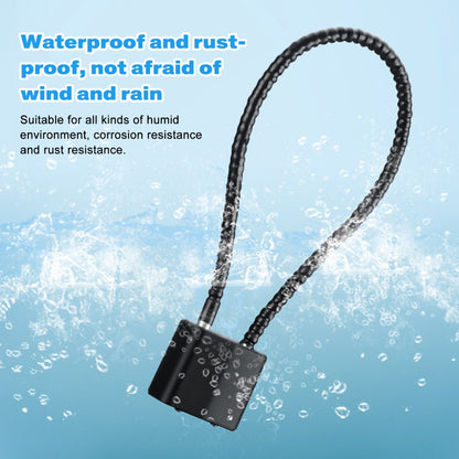 Rust-proof Steel Wire Combination Padlock Cable Lock Equipped with Keys Durable