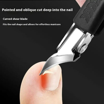 Stainless Steel Oblique Toe Nail Trimmers Eagle Beak Nail Clipper