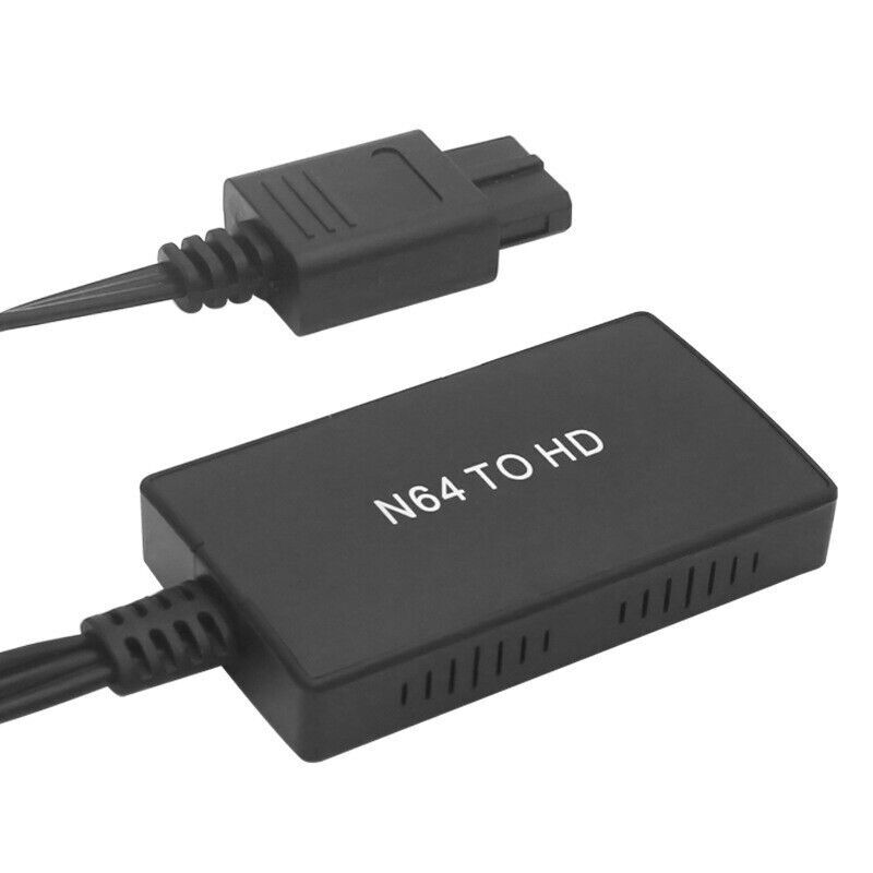 N64 to HDMI Converter Adapter HD Cable Compatible with Nintendo 64 Gamecube Super NES SNES