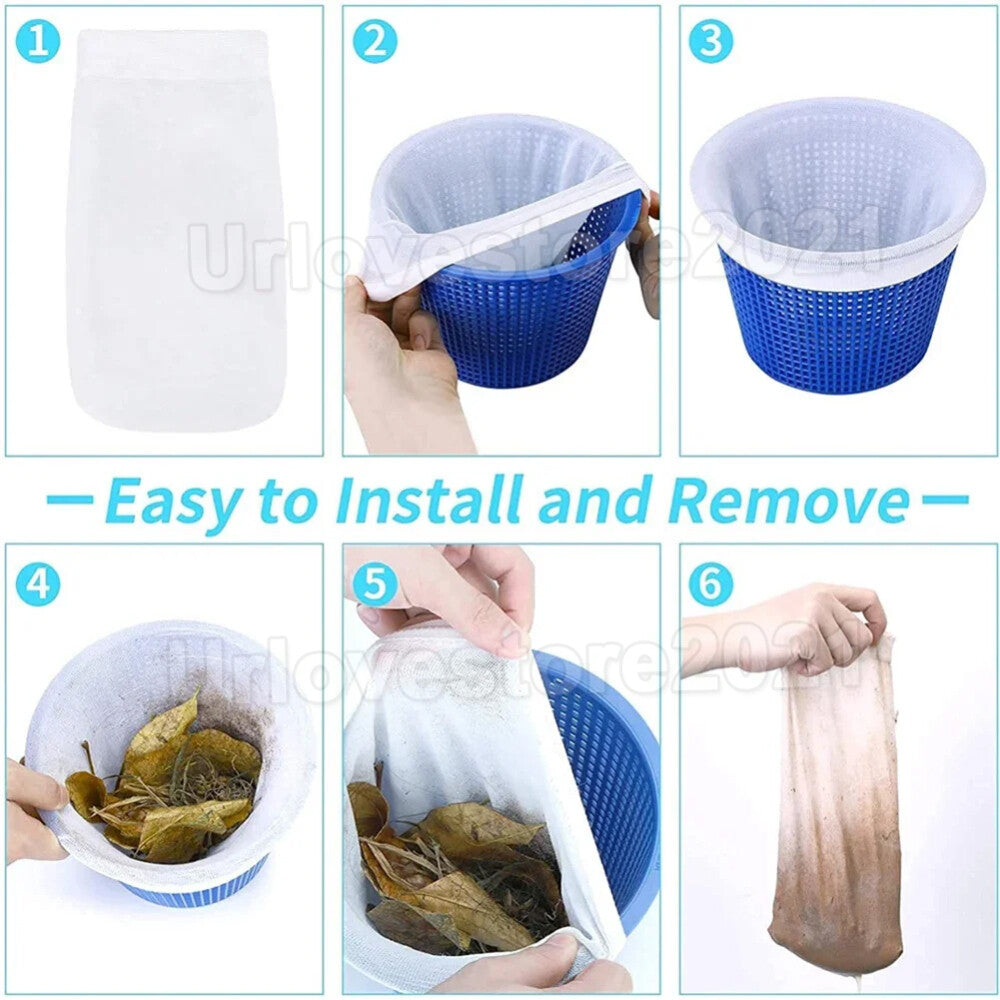 10-30PCS Pool Set Skimmer Socks Filter Savers Jumbo Large Swimming Heavy Duty AU