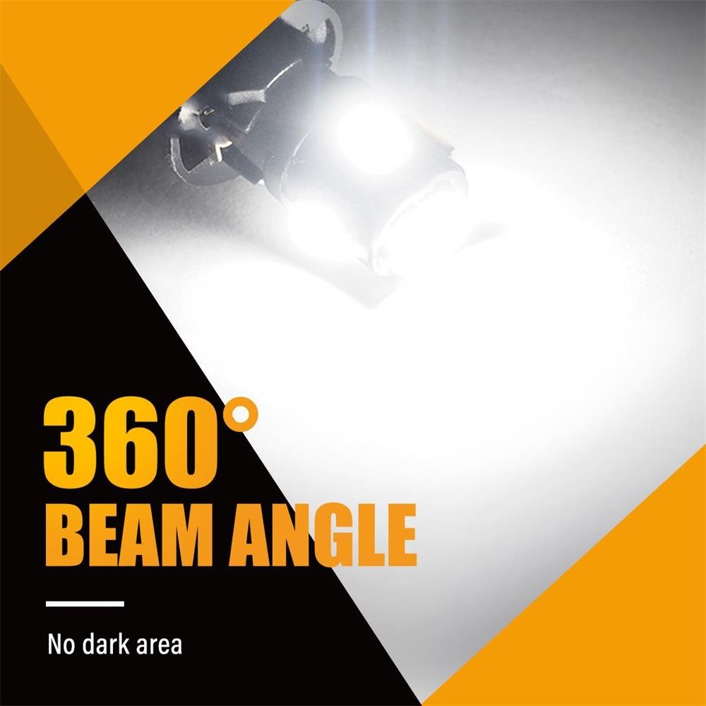 AUXITO 10X T10 LED White Car Interior Light Parker Bulb Wedge Globe 6000K White