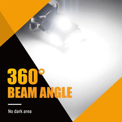 AUXITO 10X T10 LED White Car Interior Light Parker Bulb Wedge Globe 6000K White