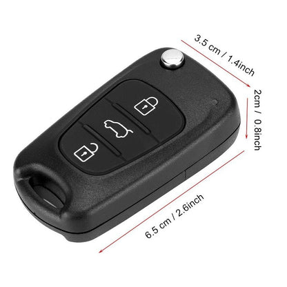 Car key shell Fob Case i20 i30 i35 ix20 Elantra Replacement remote Flip – Compatible with HYUNDAI