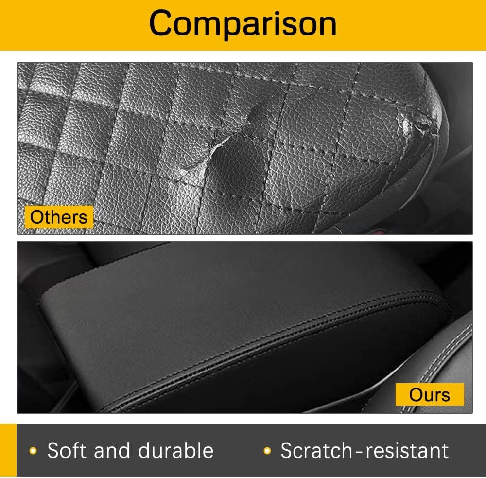 Car Center Console Lid Armrest Cover Custom Compatible with For 2019-2024 Subaru Forester