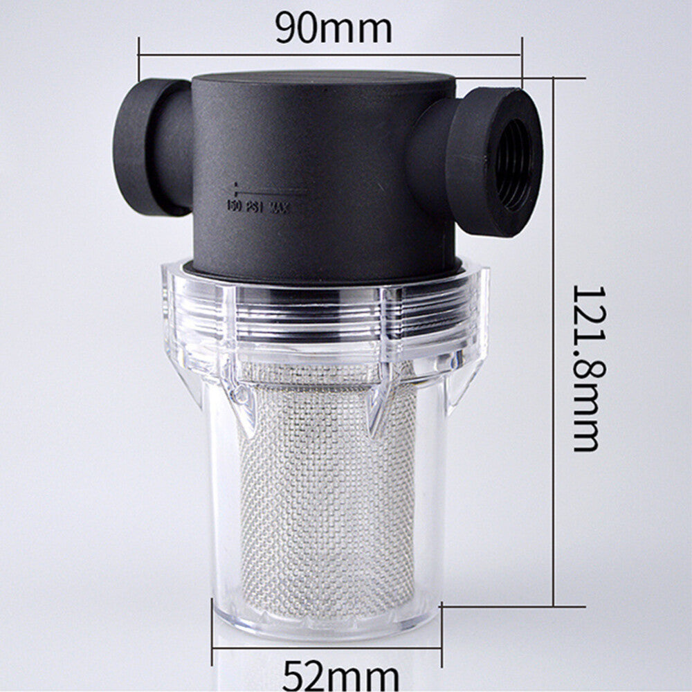 20/25mm Irrigation Garden Water-Pump Strainer Mesh Flow Lawn Inline High Filter