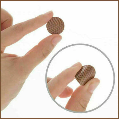 54 X Self Adhesive Decorative Screw Cover Caps Holes Cams Furniture Kitchen 20mm
