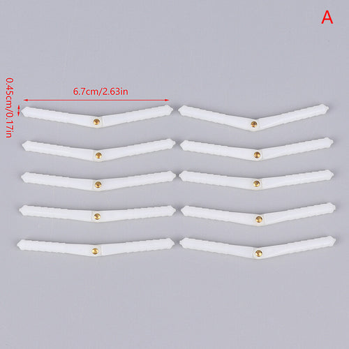 10 PCS Diameter 2.5mm 4.5mm Plastic Pin Hinge For RC Airplane Model Wing