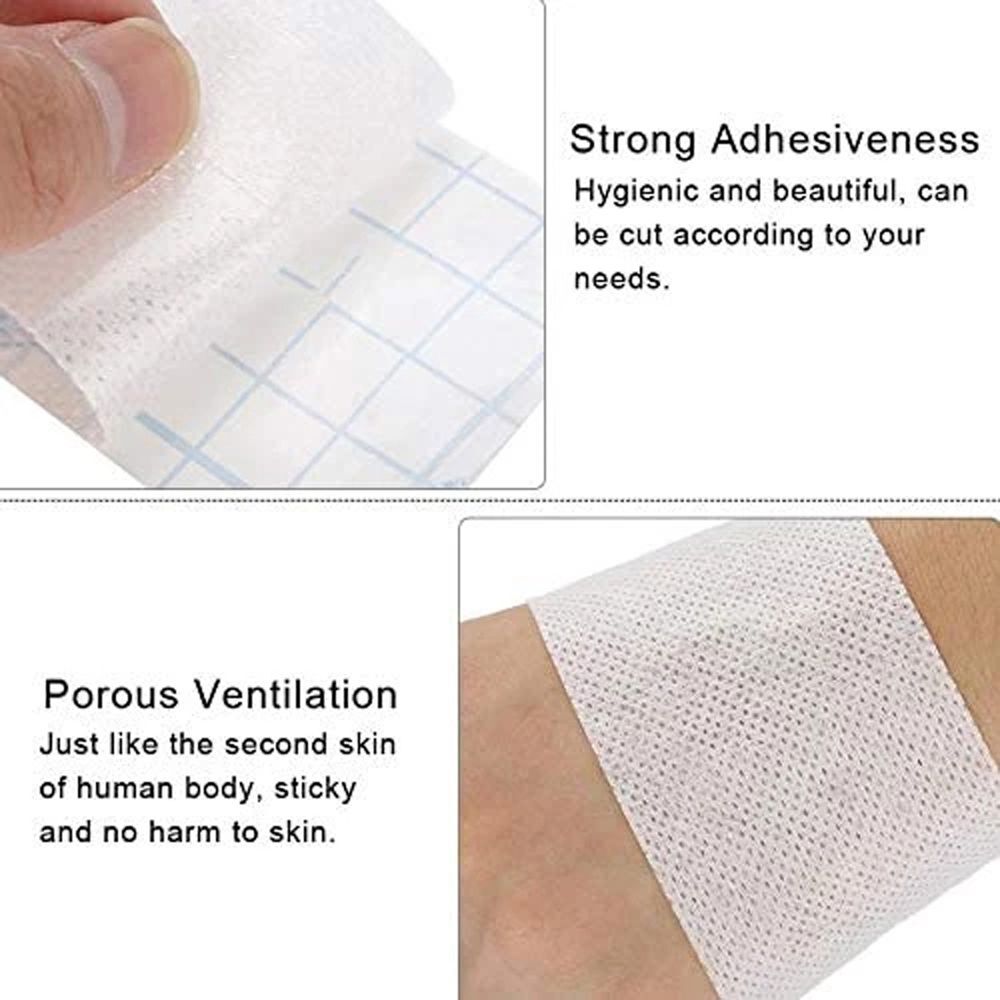 Soft Breathable Non-Woven Tape Antibacterial Adhesive Wound Fixation Bandage 10M