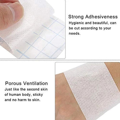 Soft Breathable Non-Woven Tape Antibacterial Adhesive Wound Fixation Bandage 10M