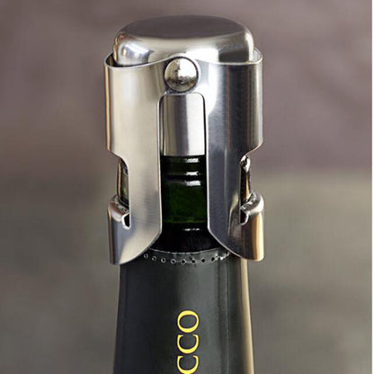 3PCS Stainless Steel Champagne Stopper Sparkling Wine Bottle Plug Cap Sealer AU