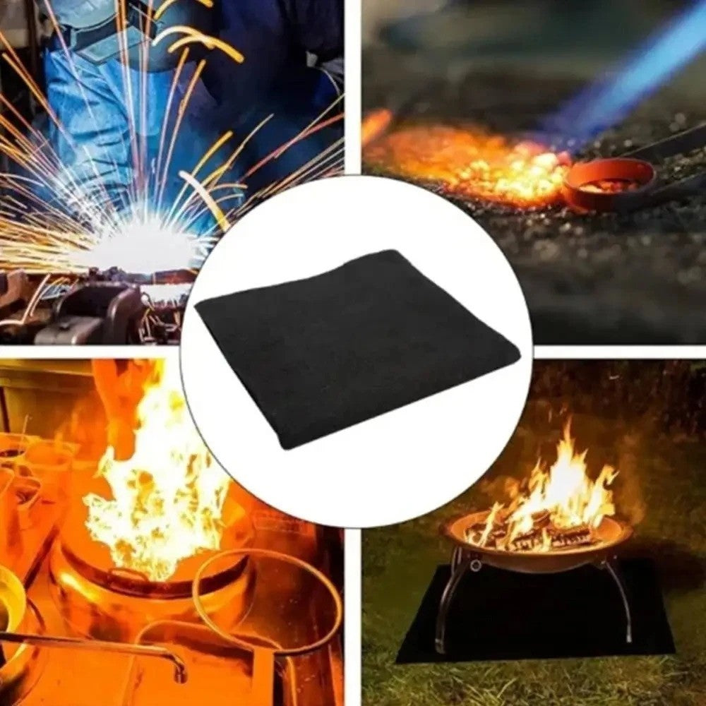 Fireproof Welding Protective Blanket Torch Shield Mat  for Insulation Welding