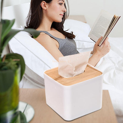 NEW HOT Square Tissue Box Cover - Stylish Cube Tissue Box Holder | Bnb Supplies