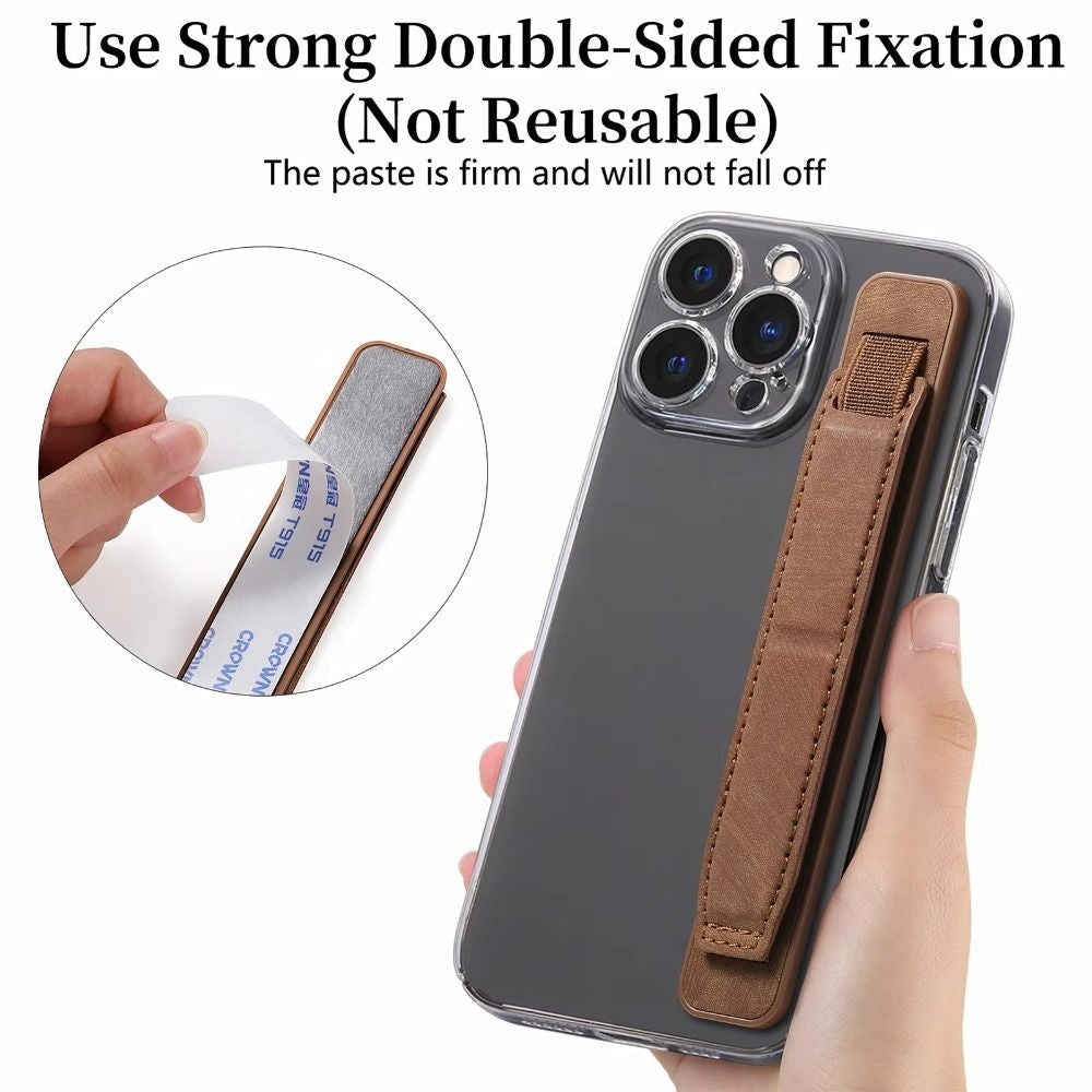 Wristband Phone Finger Grip Strap Mobile Phone Stand for Most Smartphone