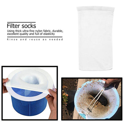 10-30PCS Pool Set Skimmer Socks Filter Savers Jumbo Large Swimming Heavy Duty AU