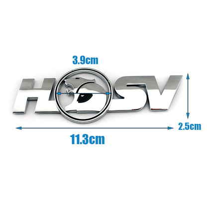 HSV Chrome Logo Badge - Boot or Side Skirt Emblem For Holden VT VX VY VZ VE VF D