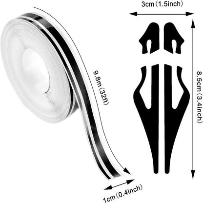 Vinyl Pinstripe Tape Black Auto Pinstripe Tape Pinstriping Tape  for Motorcycle