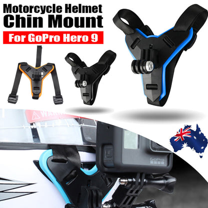 Helmet Chin Mount Holder Motorcycle Strap For GoPro Hero 9/8/7/6/5 Sports Camera