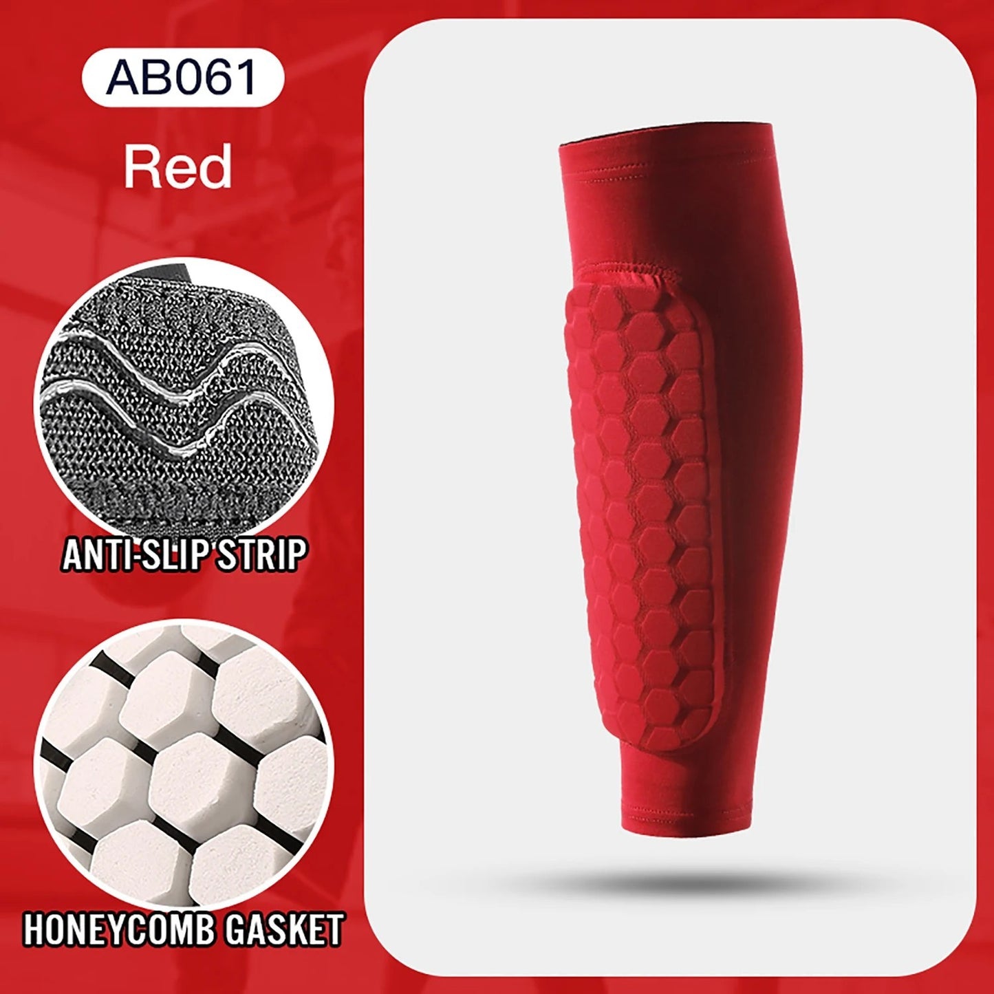 1-2PCS Soccer Shin Guards Pads for Kids Youth Adult Calf Sleeve Compression