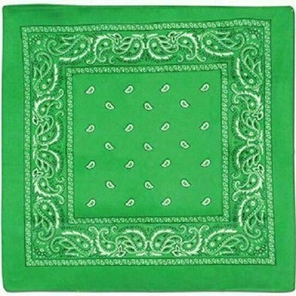 Paisley Bandanas Cowboy Bandana Head Scarf Double Sided Headwear wrap scarf tie