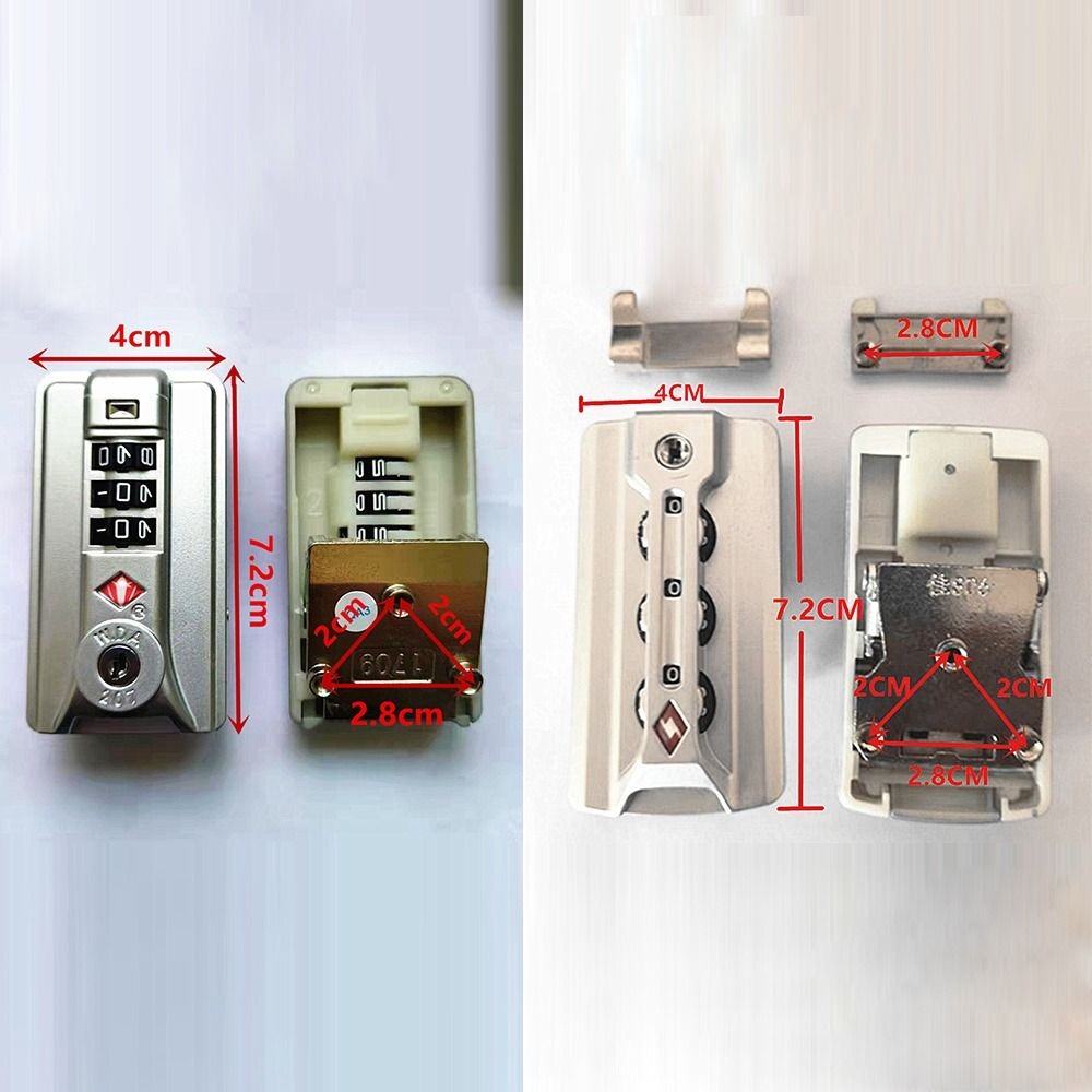 Replacement 3 Digit Combination Lock Suitcase Luggage Coded Lock  Travel