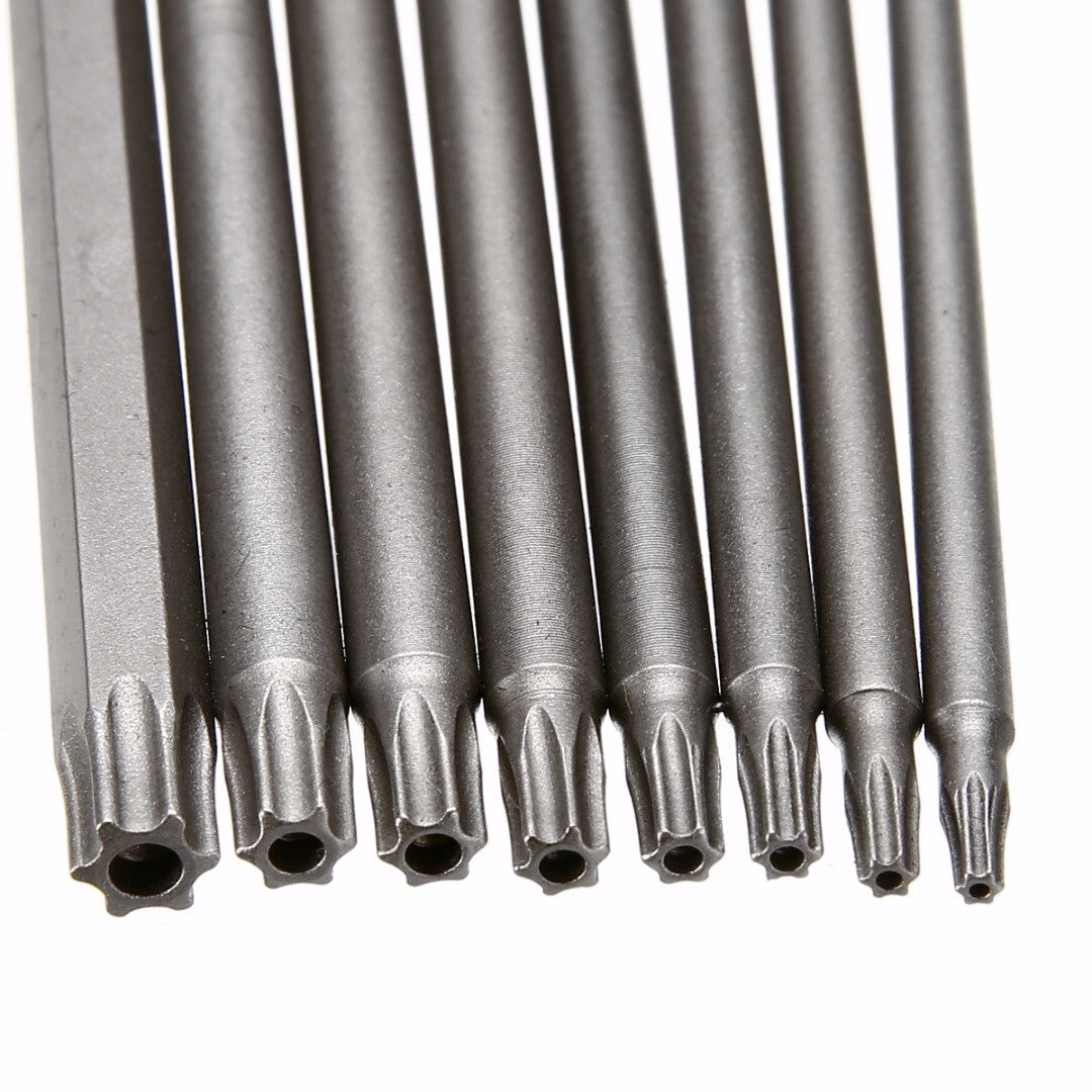 150mm Long S2 Magnetic Torx Screw Driver Security Tamper Proof Individual T8-40H