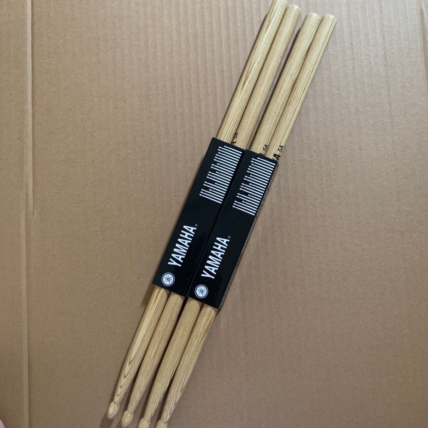2 Pairs 5A/7A Walnut Wood Lightweight Music Band Oval Tip Drumsticks Drum Sticks
