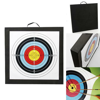 High Density Foam Archery Target For Compound & Recurve Bows with 10pcs Paper