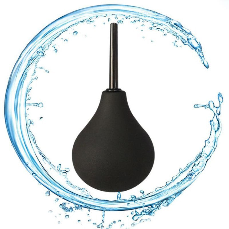 Anal/Vaginal Rectal Cleaner Enema Bulb Douche Vaginal Syringe Silicone Douche AU