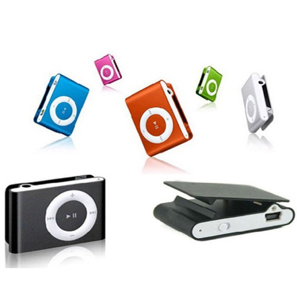 Mini MP3 Player Stylish Design Clip Support Walkman Music Media MP3  TF Card