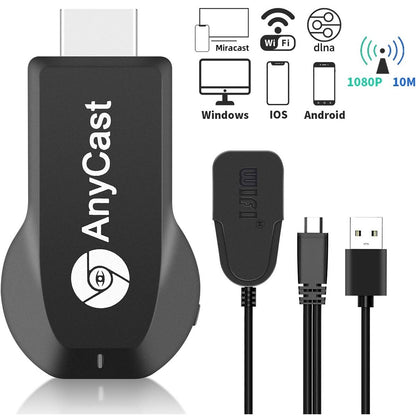 1080P Wireless Wifi Screen Cast Anycast M2 Mobile Phone Mirror for Apple Android