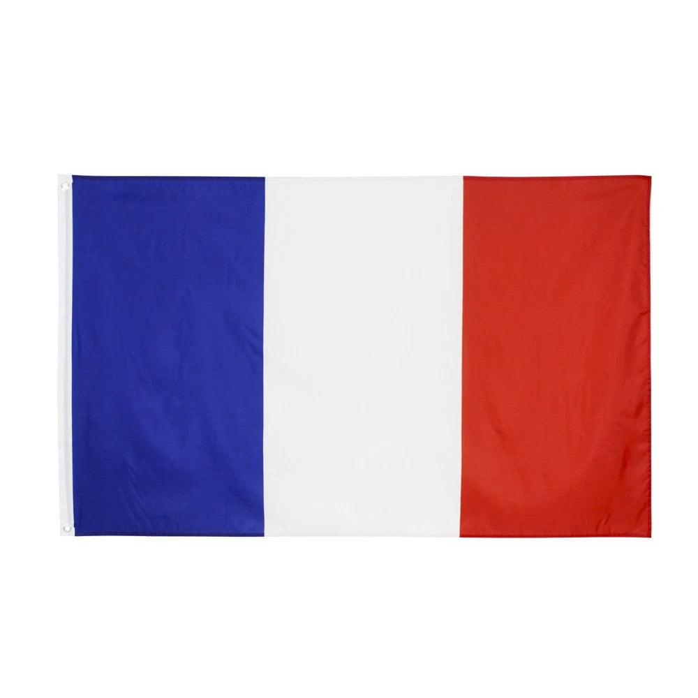 Large France French Flag 3x5ft FR National Symbol 90x150cm Banner Outdoor Garden