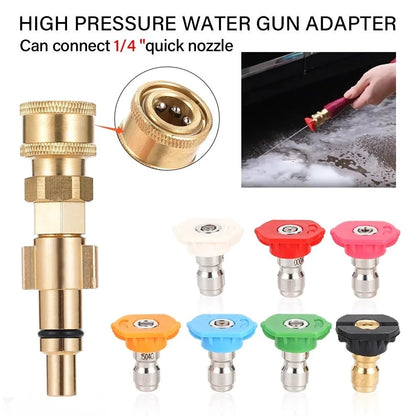 OZITO pressure washer adaptor - 1/4 quick connect adaptor - use foam cannon etc