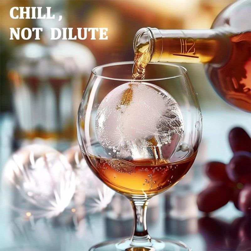 1-10X Large Ice Ball Maker Big Silicone Mold Sphere Whiskey Round Cube Mould DIY