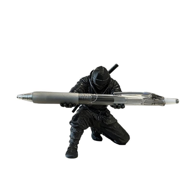 Funny 3D Printing Warrior Ornaments Creative Pen Holder Ninja Ornaments Office