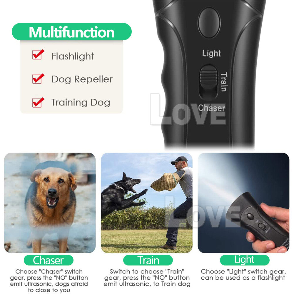 NEW Anti Bark Device Ultrasonic Dog Barking Control Stop Repeller Trainer Tool