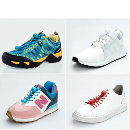 Elastic No Tie Shoelaces with Lock Toggle Adjustable for Running Shoes Sneakers