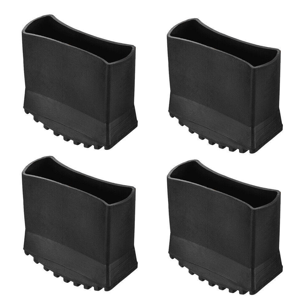 4Pcs Rubber Non Slip Ladder Feet Mat Cushion Replacement for Aluminum Ladder New