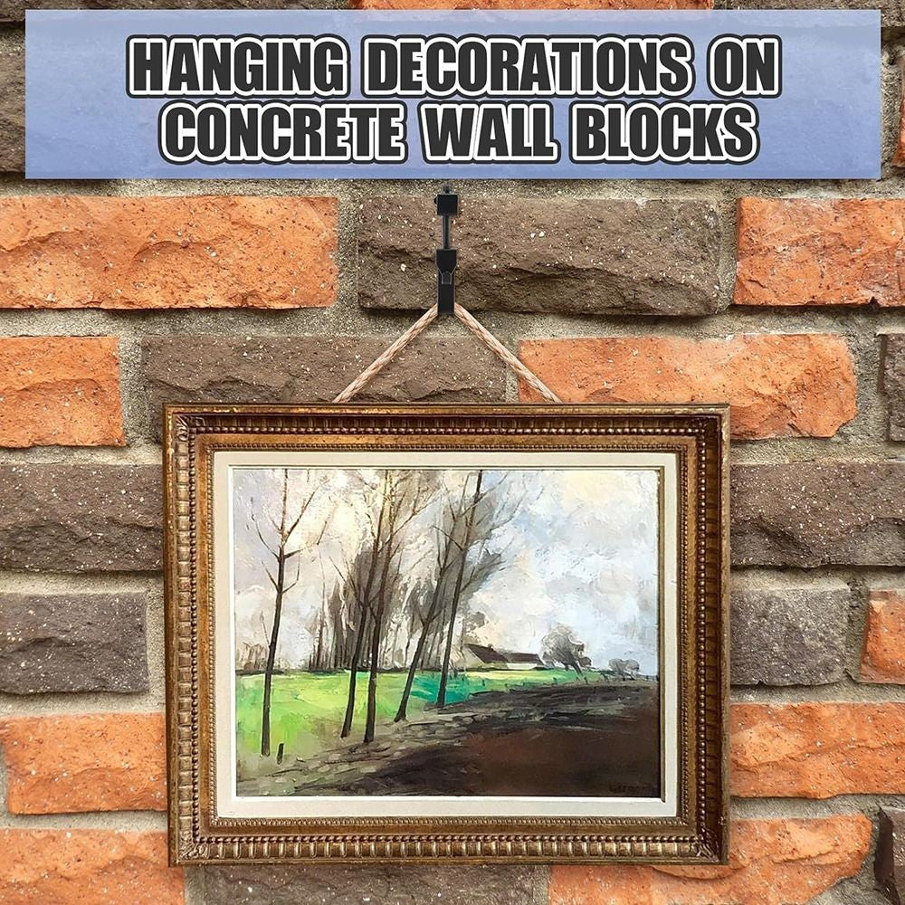 Stainless Steel Brick Wall Clips Adjustable Brick Hangers Brick Hooks Clamp